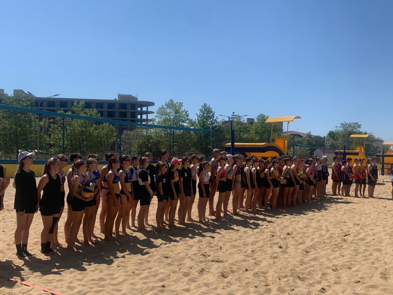1 этап Первенства Краснодарского края по пляжному волейбол среди юношей и девушек до 15 лет