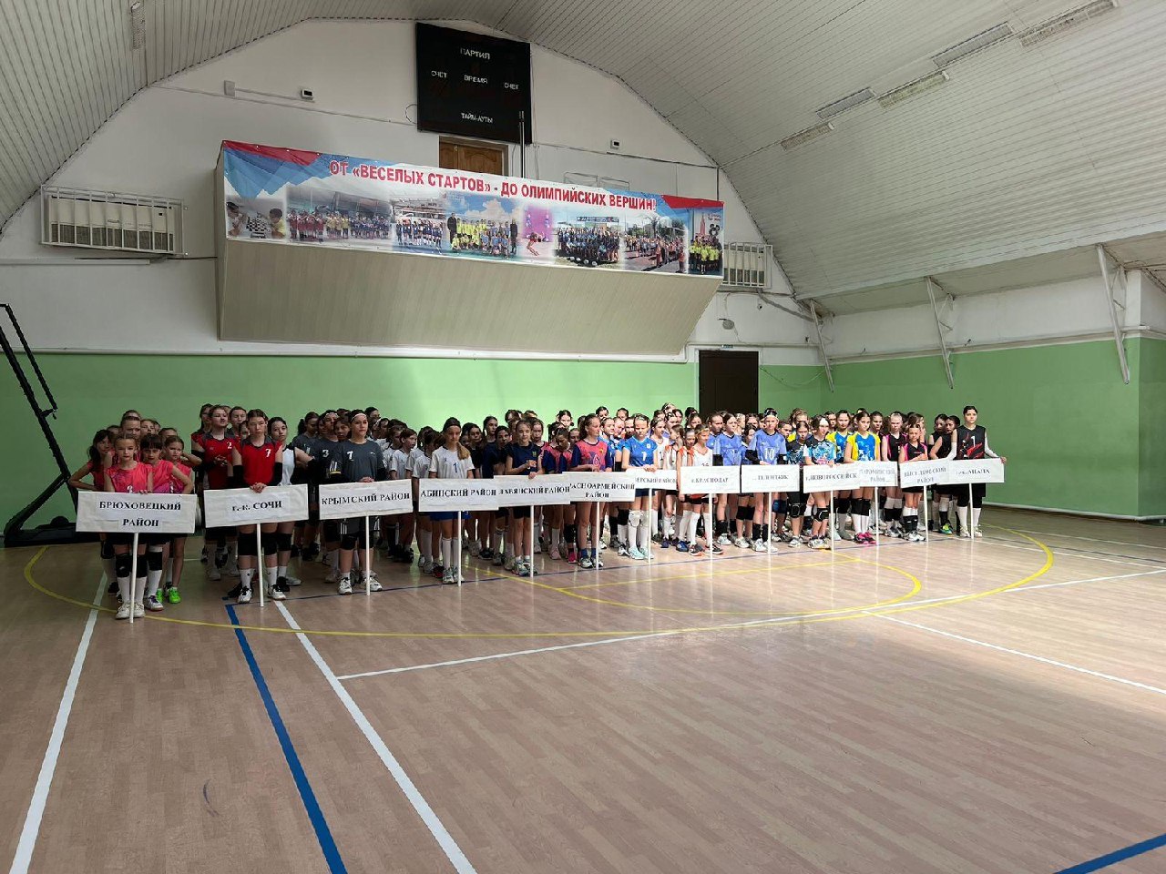 Зона первенства Краснодарского края по волейболу среди девушек до 14 лет
