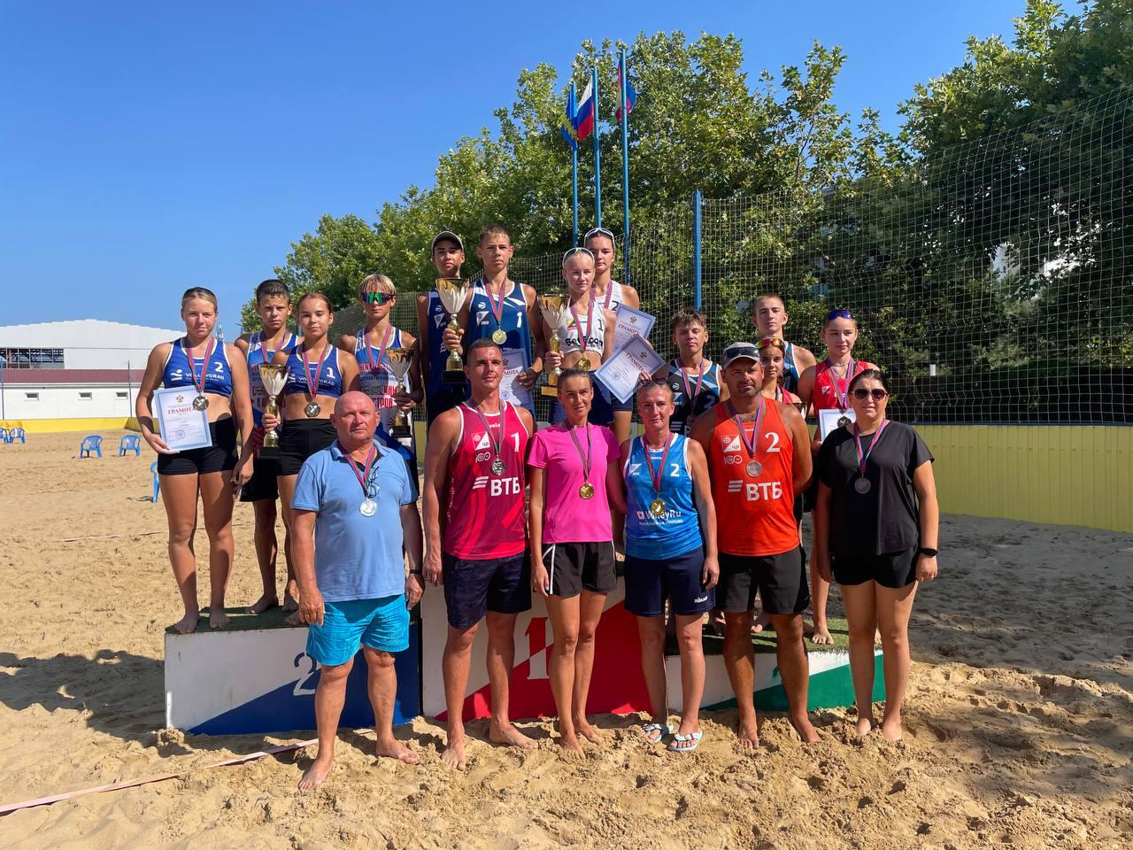 Финальные соревнования Первенства Краснодарского края по пляжному волейболу среди юношей и девушек до 15 лет