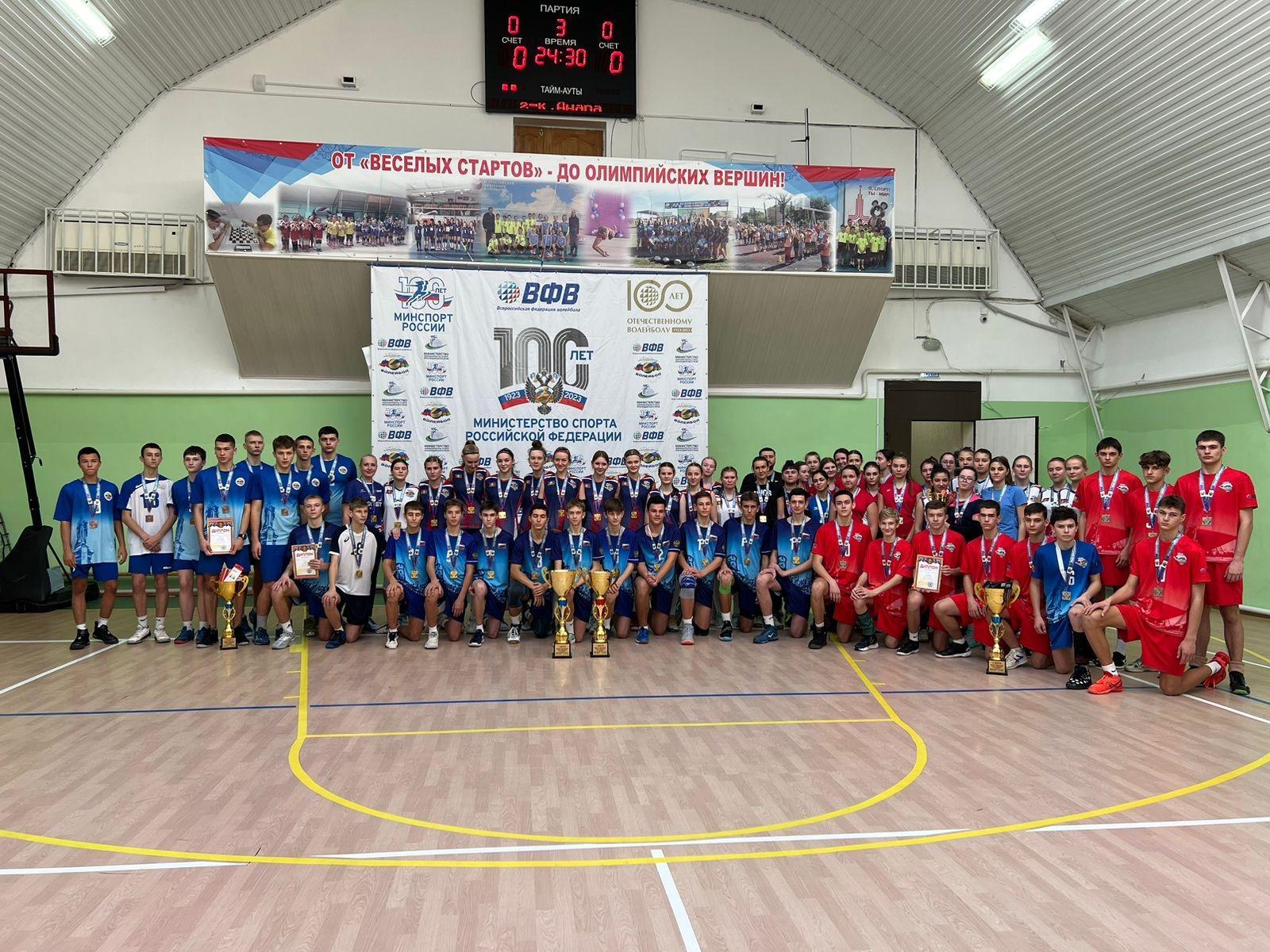 Краевые соревнования «Кубок губернатора по волейболу среди юношей и девушек до 16 лет»
